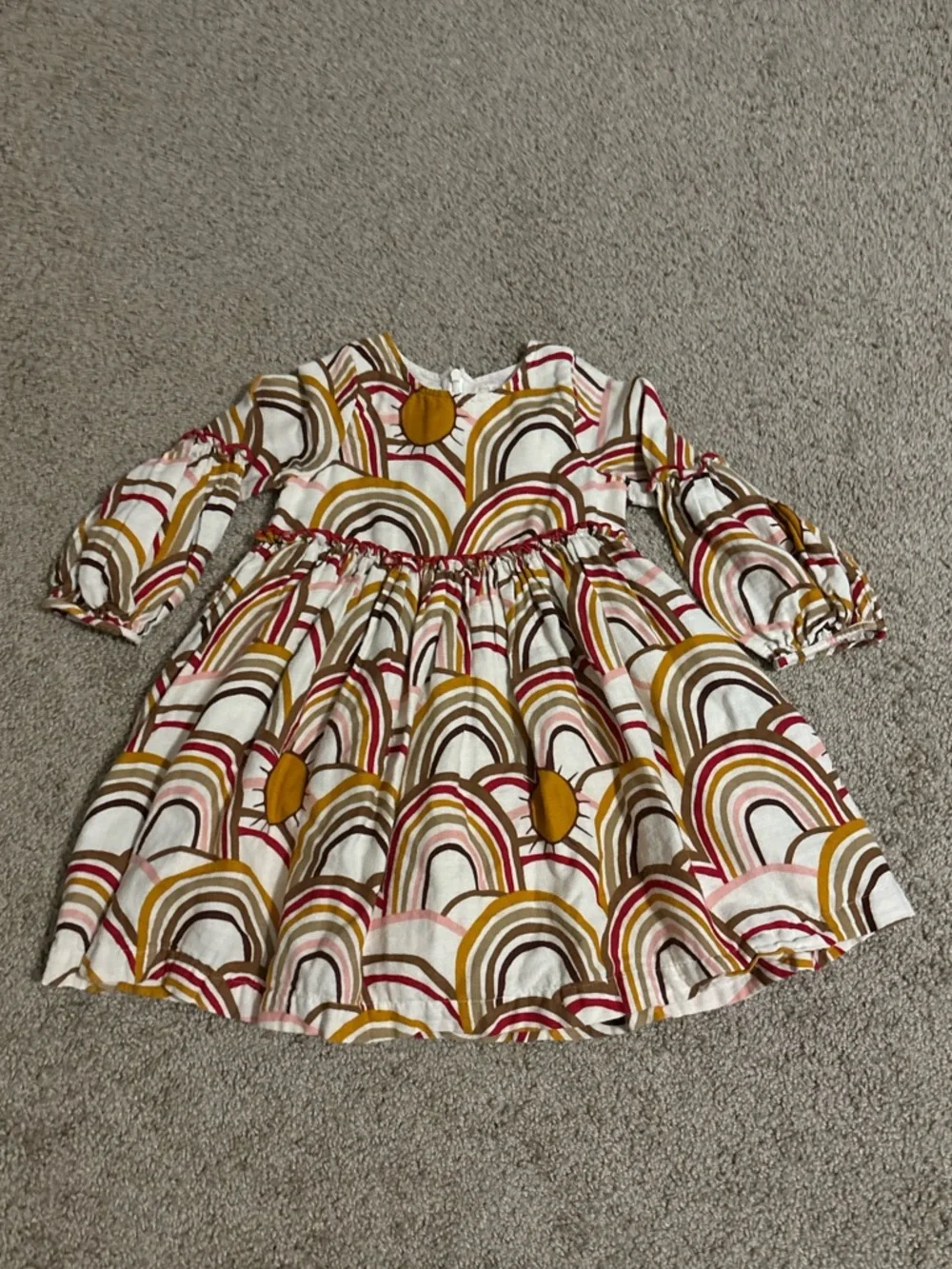 Pink Chicken Long Sleeve Dress Size 3T - Picture 2 of 7